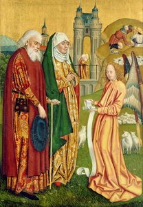 The Annunciation to Joachim and Anne, from the Dome Altar, 1499 by Absolon Stumme